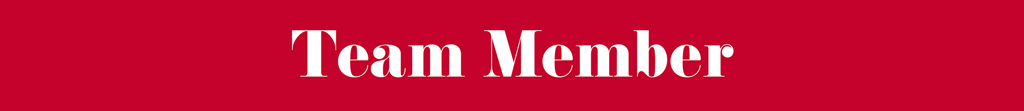 Team Member Header