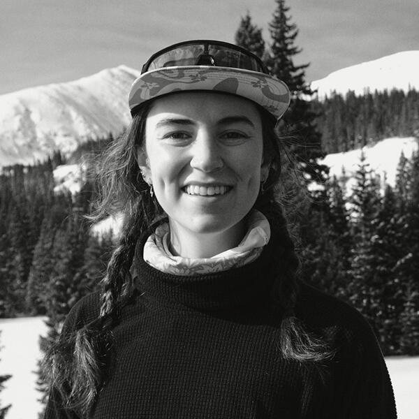 a young woman in a ski cap