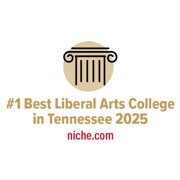 Recognized by Niche as the #1 Liberal Arts College in Tennessee for 2025 and a Best College nationally for 2025