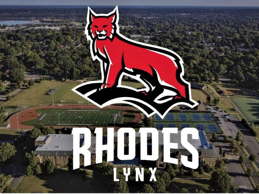 a lynx logo superimposed over an aerial shot of a Gothic campus