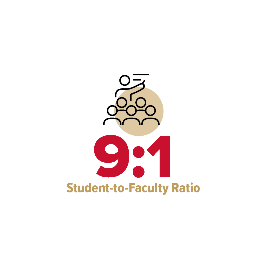 9:1 Student Faculty Ratio