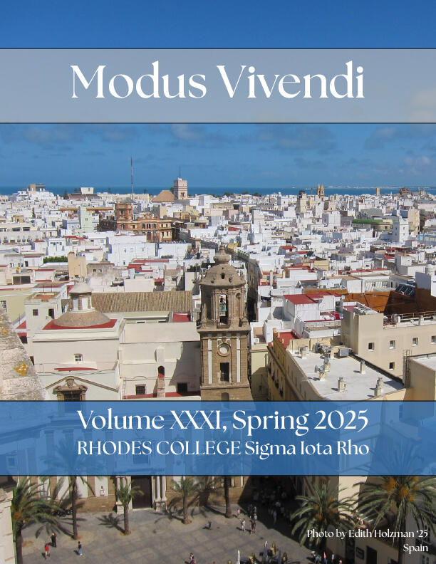 cover of the 2025 Modus Vivendi journal